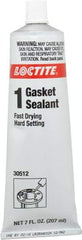 Loctite - 7 oz Tube Brown Gasket Sealant - -65 to 400°F Operating Temp, 24 hr Full Cure Time, Series 234 - A1 Tooling