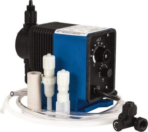 Pulsafeeder - 115 Volt, 150 psi, 0.5 GPH, Electronic Metering Pump - 9-1/2 Inch Long x 5 Inch Wide x 9.9 Inch High - A1 Tooling