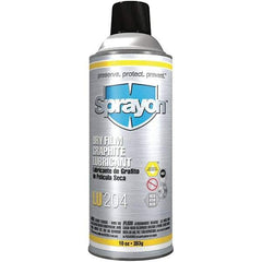 Sprayon - 10 oz Aerosol Dry Graphite Penetrant/Lubricant - Black, -40°F to 850°F, Food Grade - A1 Tooling