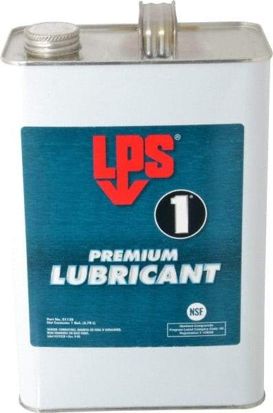 LPS - 1 Gal Bottle Dry Film Penetrant/Lubricant - Clear Yellow, Food Grade - A1 Tooling