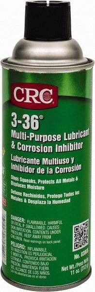 CRC - 11 oz Aerosol Nondrying Film Penetrant/Lubricant - Blue/Green & Clear, -50°F to 250°F, Food Grade - A1 Tooling