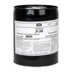 CRC - 5 Gal Pail Nondrying Film Penetrant/Lubricant - Blue/Green & Clear, -50°F to 250°F, Food Grade - A1 Tooling