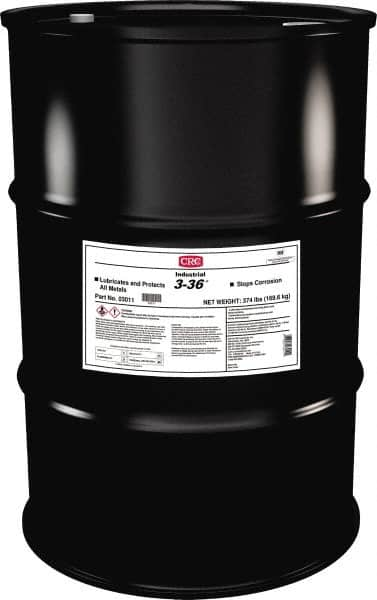 CRC - 55 Gal Drum Nondrying Film Penetrant/Lubricant - Blue/Green & Clear, -50°F to 250°F, Food Grade - A1 Tooling