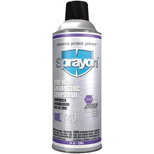 Sprayon - 16 oz Zinc Cold Galvanizing Compound - Comes in Aerosol - A1 Tooling