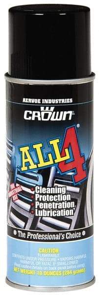 Crown - 10 oz Aerosol Penetrant/Lubricant - Light Amber, 40°F to 110°F - A1 Tooling