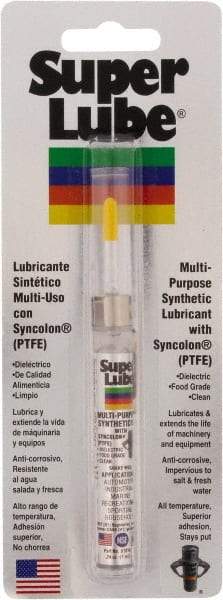 Synco Chemical - 0.24 oz Precision Oiler Synthetic Multi-Purpose Oil - -42.78 to 232.22°F, SAE 85W, ISO 150, 681.5 SUS at 40°C, Food Grade - A1 Tooling