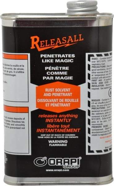 Releasall - 16 oz Rust Solvent/Penetrant - Comes in Can - A1 Tooling