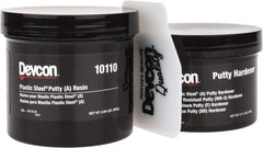 Devcon - 1 Lb Pail Two Part Epoxy - 45 min Working Time, Series Plastic Steel - A1 Tooling