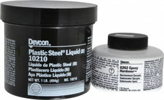 Devcon - 1 Lb Pail Two Part Epoxy - 45 min Working Time, Series Plastic Steel - A1 Tooling