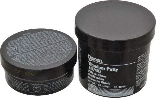 Devcon - 1 Lb Kit Gray Epoxy Resin Putty - 150°F (Wet), 350°F (Dry) Max Operating Temp, 16 hr Full Cure Time - A1 Tooling