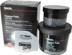 Devcon - 2 Lb Kit Gray Epoxy Resin Putty - 150°F (Wet), 350°F (Dry) Max Operating Temp, 16 hr Full Cure Time - A1 Tooling