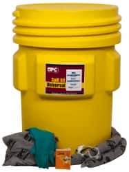 Brady SPC Sorbents - 75 Gal Capacity Universal Spill Kit - 95 Gal Overpack Container - A1 Tooling