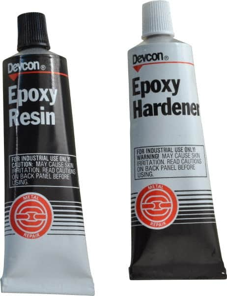 Devcon - 6.5 oz Tube Two Part Epoxy - 60 min Working Time, 2,500 psi Shear Strength - A1 Tooling