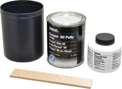 Devcon - 1 Lb Kit Black Urethane Putty - 120°F (Wet), 180°F (Dry) Max Operating Temp, 15 min Tack Free Dry Time - A1 Tooling