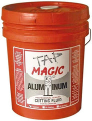 Tap Magic - Tap Magic Aluminum, 5 Gal Pail Cutting & Tapping Fluid - Semisynthetic, For Boring, Broaching, Drilling, Engraving, Facing, Milling, Reaming, Sawing, Threading, Turning - A1 Tooling