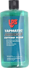 LPS - Tapmatic AquaCut, 16 oz Bottle Cutting & Tapping Fluid - Water Soluble, For Boring, Broaching, Drawing, Drilling, Engraving, Facing, Finishing, Grinding, Milling, Reaming, Sawing, Stamping, Tapping, Threading, Turning - A1 Tooling