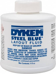 Dykem - Blue Layout Fluid - 4 Ounce Brush Top Can - A1 Tooling