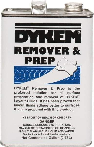 Dykem - Layout Fluid Remover and Cleaner - 1 Gallon Can - A1 Tooling