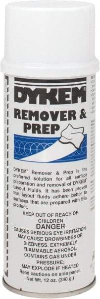 Dykem - Layout Fluid Remover and Thinner - 16 Ounce Aerosol Can - A1 Tooling