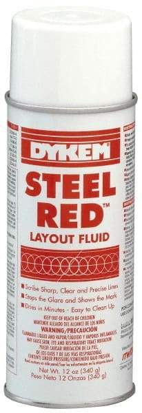 Dykem - Red Layout Fluid - 12 Ounce Aerosol Can - A1 Tooling