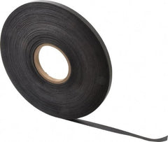 Mag-Mate - 200' Long x 1/2" Wide x 1/32" Thick Flexible Magnetic Strip - 4 Lb Max Pull Force, 2 Linear Ft/Lb Magnetic Pull Force, Plain Back - A1 Tooling