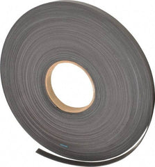 Mag-Mate - 100' Long x 1/2" Wide x 1/16" Thick Flexible Magnetic Strip - 6 Lb Max Pull Force, 3 Linear Ft/Lb Magnetic Pull Force, Plain Back - A1 Tooling