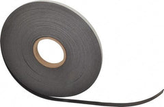 Mag-Mate - 100' Long x 1/2" Wide x 1/16" Thick Flexible Magnetic Strip - 6 Lb Max Pull Force, 3 Linear Ft/Lb Magnetic Pull Force, Adhesive Back - A1 Tooling