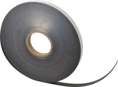 Mag-Mate - 100' Long x 3/4" Wide x 1/16" Thick Flexible Magnetic Strip - 10 Lb Max Pull Force, 5 Linear Ft/Lb Magnetic Pull Force, Adhesive Back - A1 Tooling