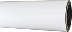 Mag-Mate - 25' Long x 24-3/8" Wide x 1/32" Thick Flexible Magnetic Sheet - 85 Lb Max Pull Force, 196 Linear Ft/Lb Magnetic Pull Force, Plain Back, White - A1 Tooling