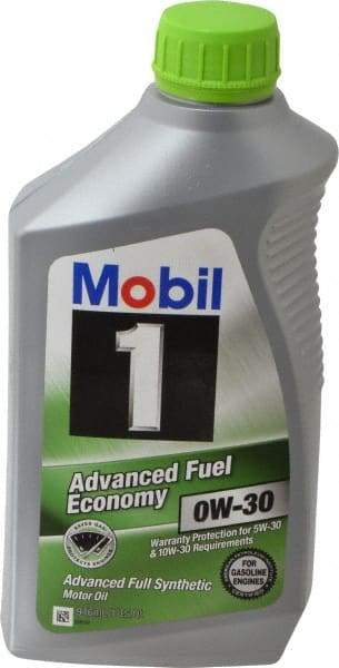 Mobil - 1 Quart Synthetic Engine Oil - Grade 0W-30 - A1 Tooling