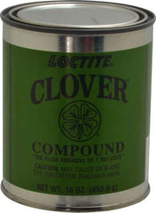 Loctite - 1 Lb Grease Compound - Compound Grade Coarse, Grade G, 80 Grit, Black & Gray, Use on General Purpose - A1 Tooling