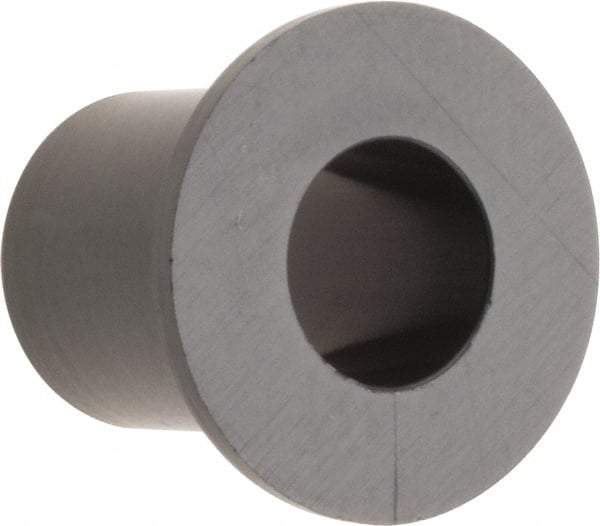 Poly Hi Solidur - 1/4" Inside x 3/8" Outside Diam, Nylon Sleeve Bearing - 0.56" Outside Diam, 0.047" Flange Thickness, 1/2" OAL - A1 Tooling