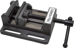 Palmgren - 3" Jaw Opening Capacity x 1-1/8" Throat Depth, Horizontal Drill Press Vise - 3" Wide Jaw, Stationary Base, Standard Speed, 6-1/2" OAL x 2-7/16" Overall Height - A1 Tooling