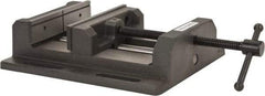 Palmgren - 8" Jaw Opening Capacity x 2" Throat Depth, Horizontal Drill Press Vise - 8" Wide Jaw, Stationary Base, Standard Speed, 15-1/2" OAL x 3-9/16" Overall Height - A1 Tooling