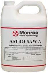 Monroe Fluid Technology - Astro-Saw A, 1 Gal Bottle Sawing Fluid - Water Soluble - A1 Tooling