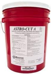 Monroe Fluid Technology - Astro-Cut A, 5 Gal Pail Cutting & Grinding Fluid - Water Soluble, For CNC Milling, Drilling, Tapping, Turning - A1 Tooling