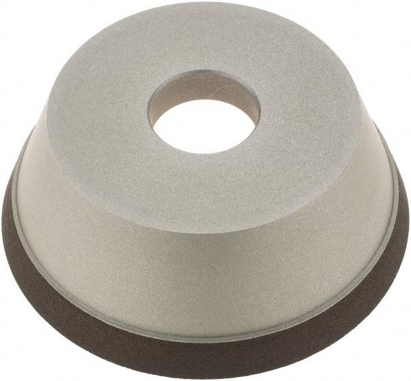 Made in USA - 5" Diam, 1-1/4" Hole Size, 1-3/4" Overall Thickness, 120 Grit, Tool & Cutter Grinding Wheel - Fine Grade, Diamond - A1 Tooling