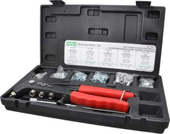 Value Collection - 104 Piece Steel Manual Rivet Nut Tool Kit - #6-32, #10-24" Thread - A1 Tooling