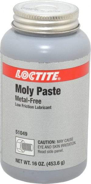 Loctite - 1 Lb Can General Purpose Anti-Seize Lubricant - Molybdenum Disulfide, -20 to 750°F, Black, Water Resistant - A1 Tooling