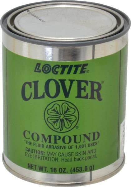 Loctite - 1 Lb Grease Compound - Compound Grade Coarse, Grade F, 100 Grit, Black & Gray, Use on General Purpose - A1 Tooling