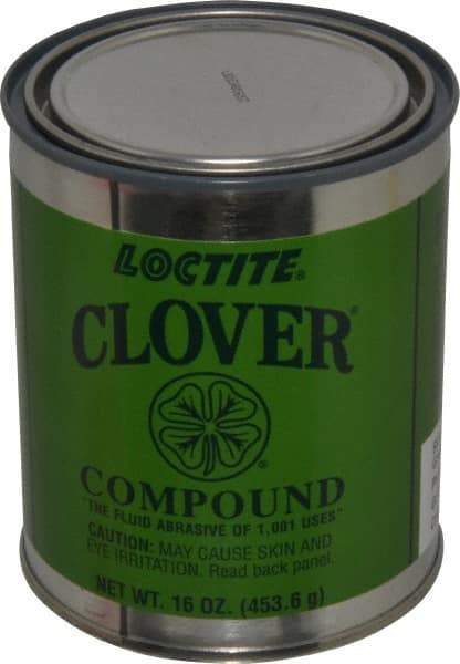 Loctite - 1 Lb Grease Compound - Compound Grade Coarse, Grade E, 120 Grit, Black & Gray, Use on General Purpose - A1 Tooling