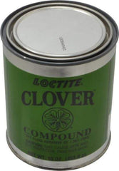 Loctite - 1 Lb Grease Compound - Compound Grade Medium, Grade D, 180 Grit, Black & Gray, Use on General Purpose - A1 Tooling