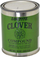 Loctite - 1 Lb Grease Compound - Compound Grade Very Fine, Grade C, 220 Grit, Black & Gray, Use on General Purpose - A1 Tooling