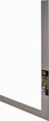 Stanley - 24" Blade Length x 16" Base Length, Buffed Finish, Steel Carpenters' Square - 1/8" (Back) & 1/8" (Face) Graduation, 1-1/2" Base Width - A1 Tooling