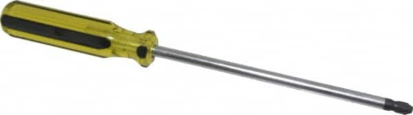 Stanley - #4, 13-1/4" OAL, Standard Phillips Screwdriver - 8" Blade Length, Round Shank, Acetate Handle - A1 Tooling