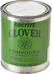 Loctite - 1 Lb Grease Compound - Compound Grade Super Fine, Grade 2A, 400 Grit, Black & Gray, Use on General Purpose - A1 Tooling