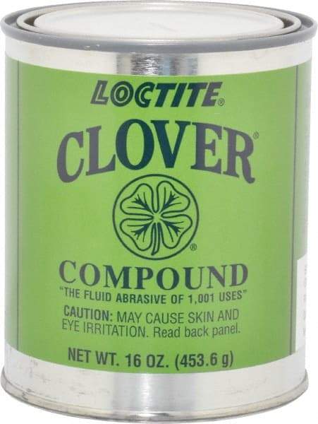 Loctite - 1 Lb Grease Compound - Compound Grade Super Fine, Grade 4A, 600 Grit, Black & Gray, Use on General Purpose - A1 Tooling