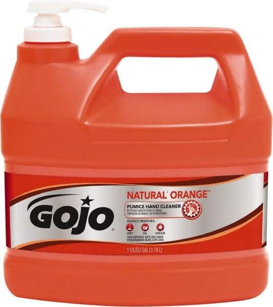 GOJO - 1 Gal Pump Bottle Liquid Hand Cleaner - General Duty, Orange Scent - A1 Tooling