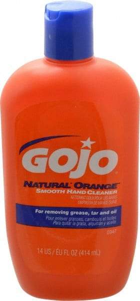 GOJO - 14 oz Squeeze Bottle Liquid Hand Cleaner - General Duty, Orange Scent - A1 Tooling