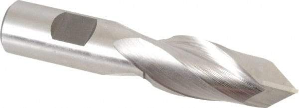 Melin Tool - 13/16" Diam, 1-29/32" LOC, 2 Flute, 90° Point Angle, Cobalt Drill Mill - Uncoated, 4-5/32" OAL, 3/4" Shank Diam - A1 Tooling